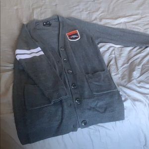 XL Gray Denver Broncos University Sweater